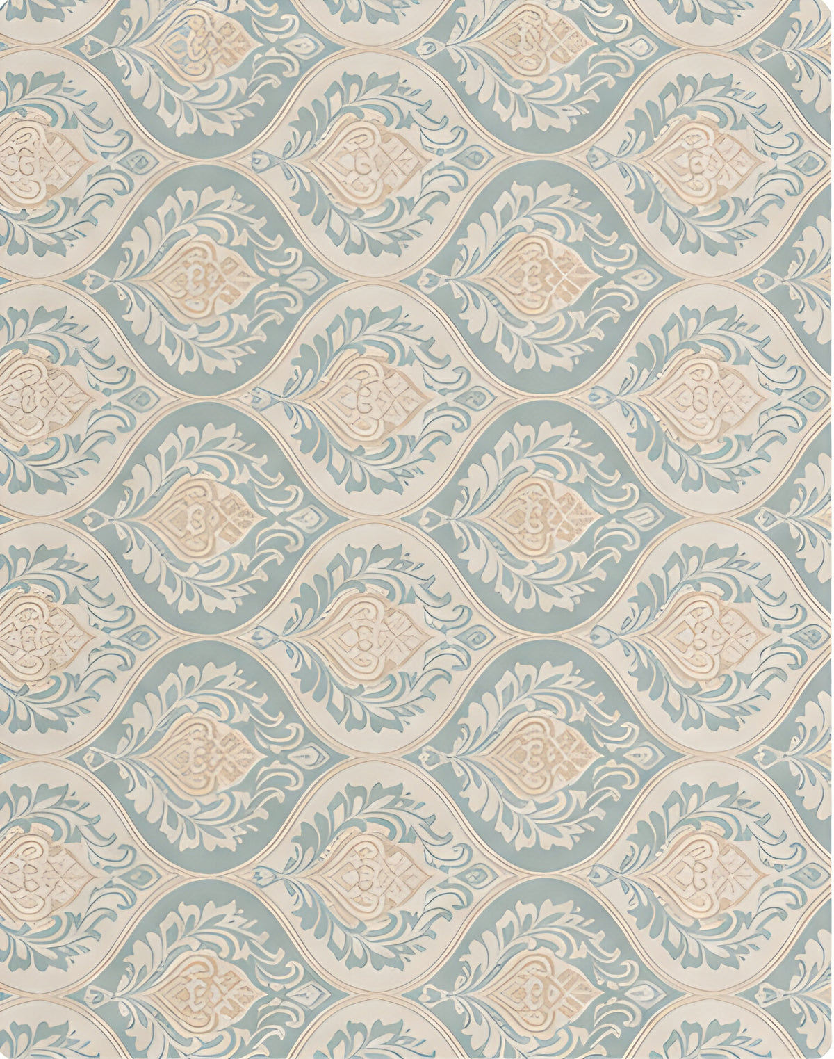 Cream Diamond Lattice silk, print close up