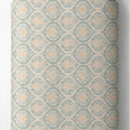 Cream Diamond Lattice silk full roll
