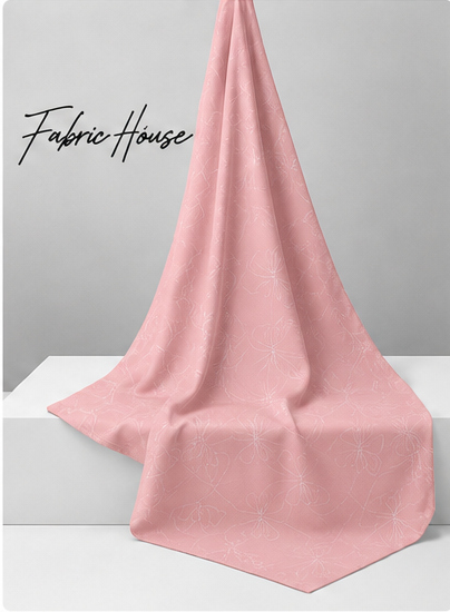 Solid Blush Pink silk draped to show drape and sheen