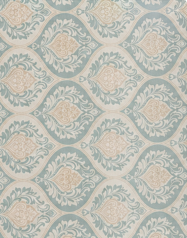 Ivory Diamond Trellis silk, print close up