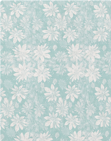 Pale Aqua Floral Lace silk, print close up