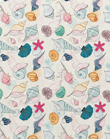 Playful Colorful Mini Prints silk, print close up