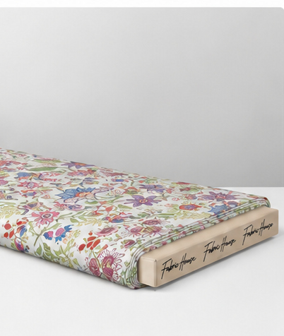Multicolor Petite Florals silk folded