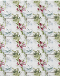 Tiny Rosebud Sprigs silk, print close up